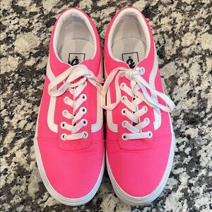 VANS Pink Canvas Sneakers